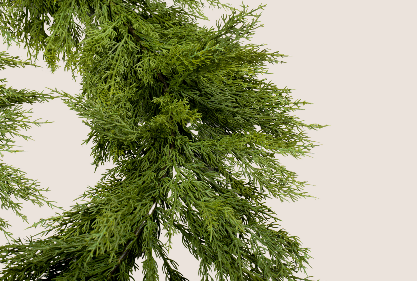 Faux Cedar Garland - Half-Density Demi Garland