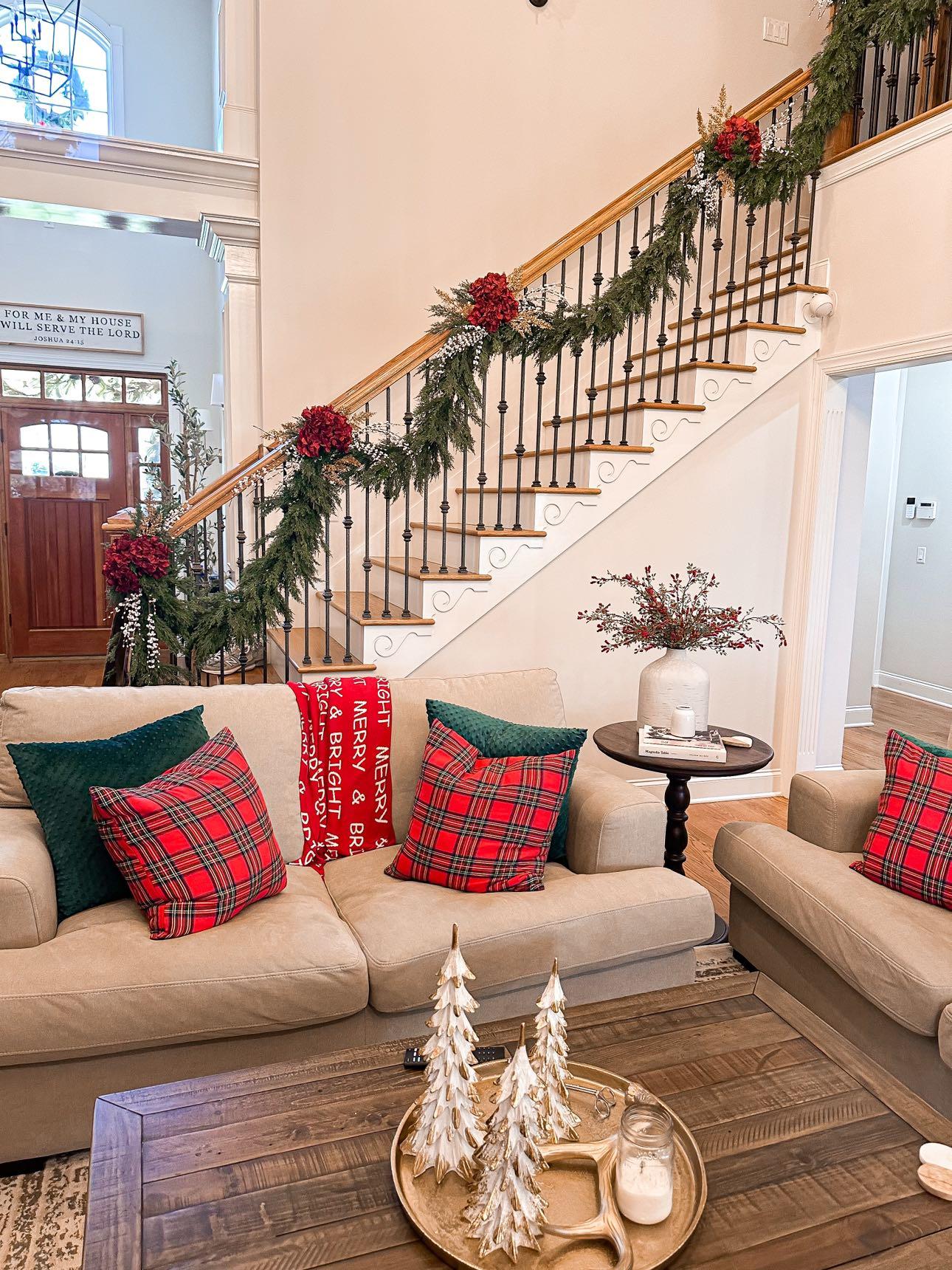 Artificial Real Touch Faux Cedar Garland - 78 or 108 inches