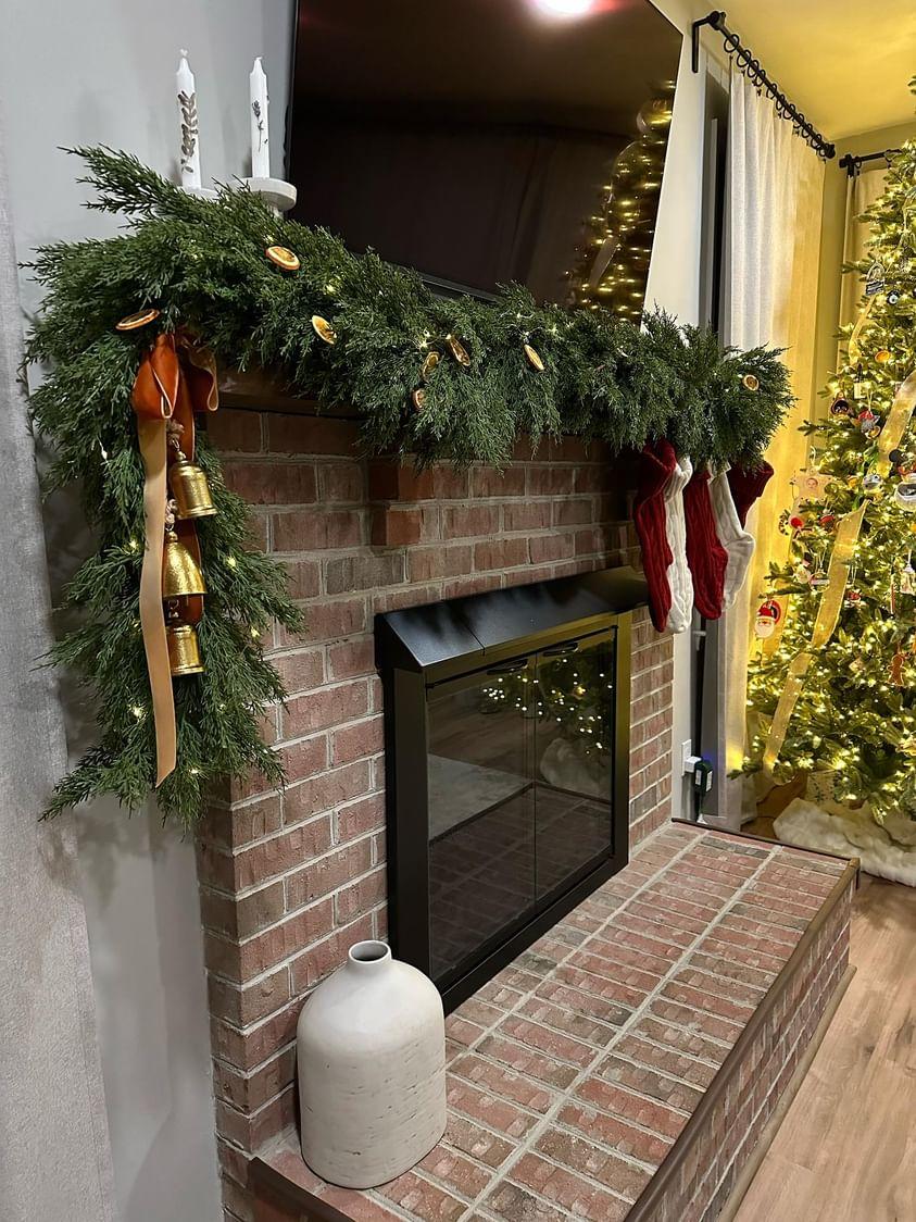Artificial Real Touch Faux Cedar Garland - 78 or 108 inches