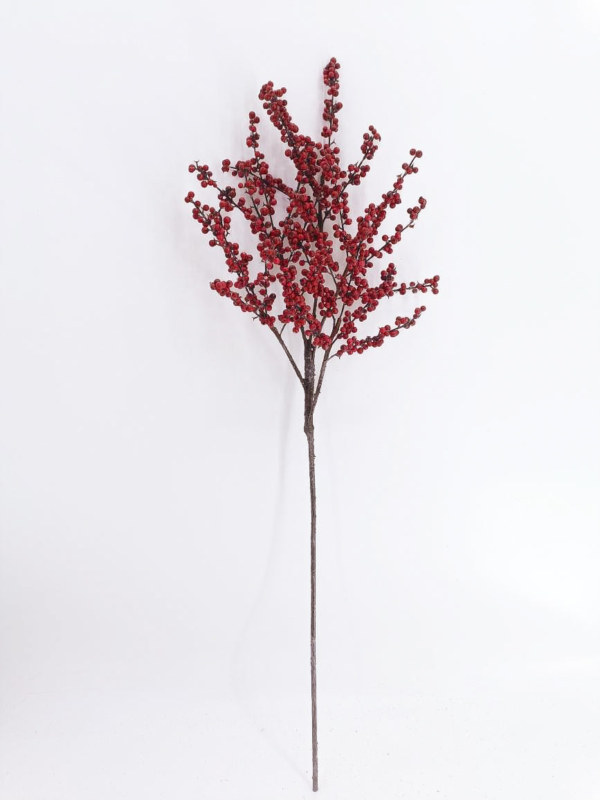 Red Berry Branch - 28 inch – Finerly Decor