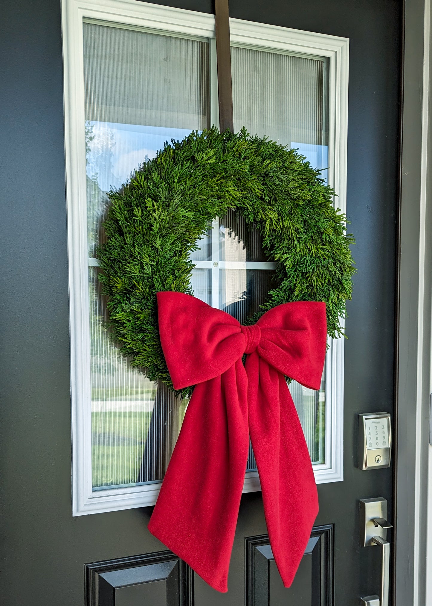 Teddy Bear Bow - Classic Winter Bow