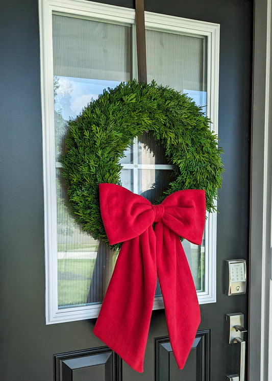 Teddy Bear Bow - Classic Winter Bow