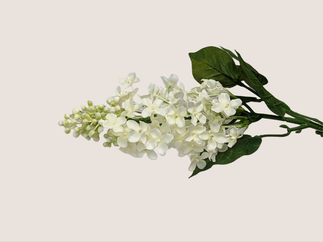 Artificial Lilac Flower in White - 24"