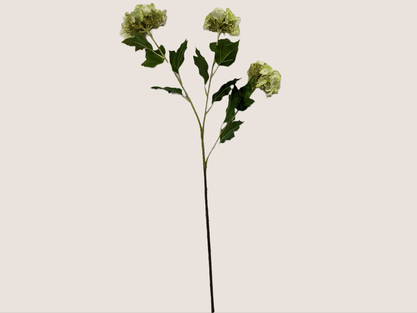 Real Touch Artificial Limelight Snowball Hydrangea Flowers - 27"